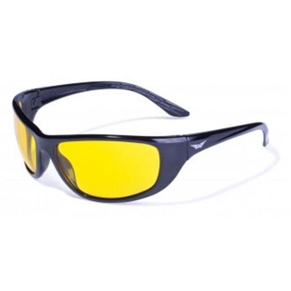 Safety Safety Hercules 6 Safety Glasses With Yellow Tint Lens HERC 6 YT